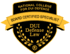 National College for DUI Defense DUI Defense Law Board Certified Specialist